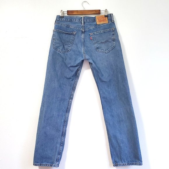 Levi's 505 30X30 Straight Leg Demin Levi Jeans - Picture 8 of 11